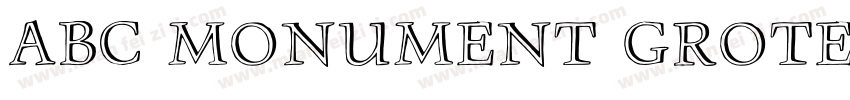 ABC Monument Grotesk Semi-Mono Regu字体转换
